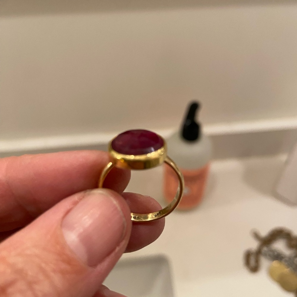 Gold And Ruby Ring - image 2
